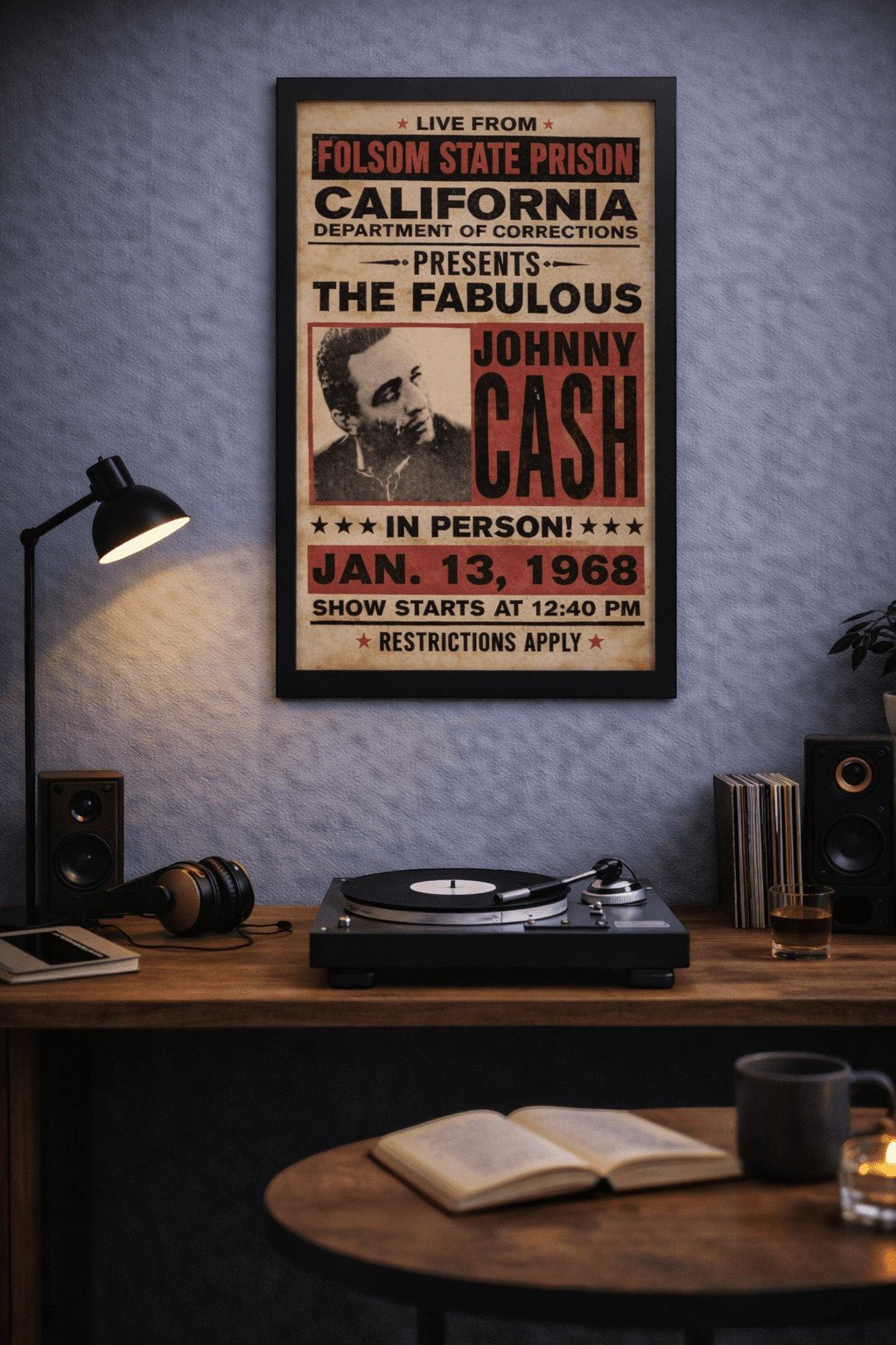 Johnny Cash – Folsom State Prison (In Person!) - AMPED