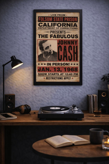 Johnny Cash – Folsom State Prison (In Person!) - AMPED