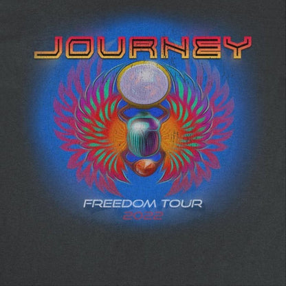 Journey Freedom Tour 2022 Black T-Shirt - AMPED