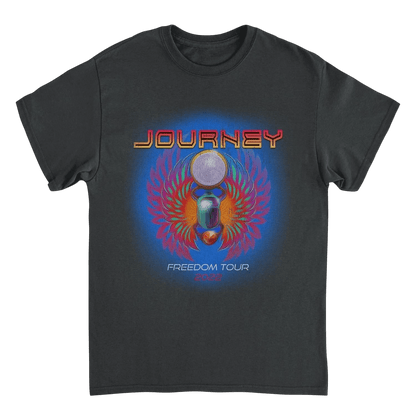 Journey Freedom Tour 2022 Black T-Shirt - AMPED