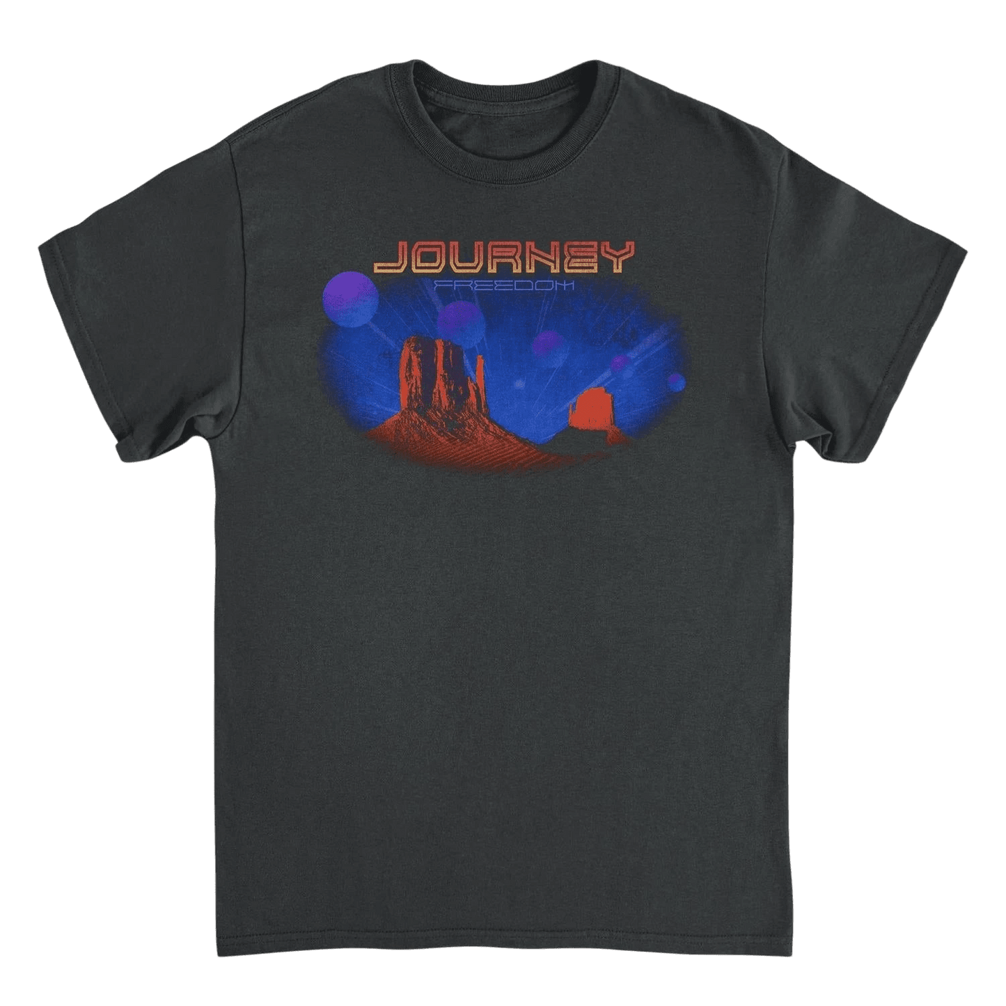 Journey Freedom Utah Black T-Shirt - AMPED