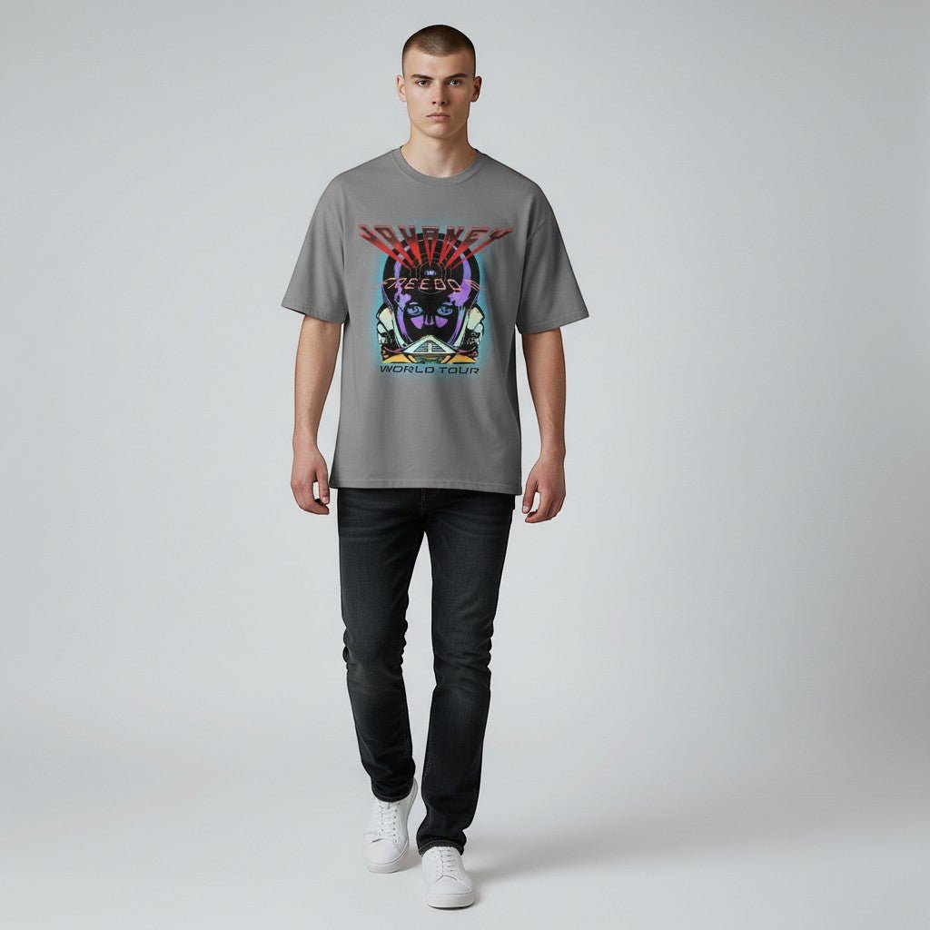 Journey Freedom World Tour Charcoal T-Shirt - AMPED
