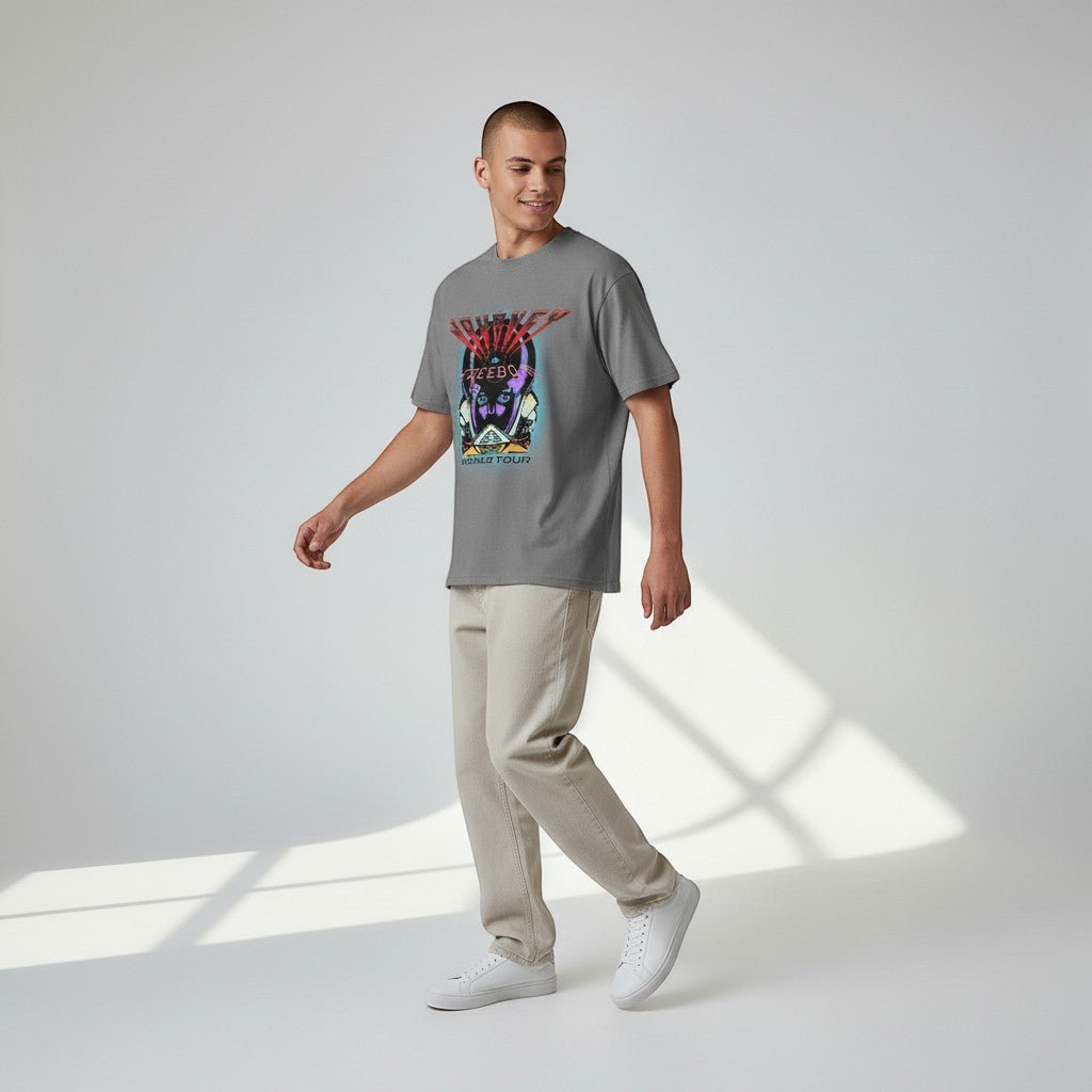 Journey Freedom World Tour Charcoal T-Shirt - AMPED