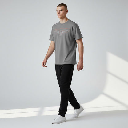 Journey Outline Scarab Charcoal T-Shirt - AMPED
