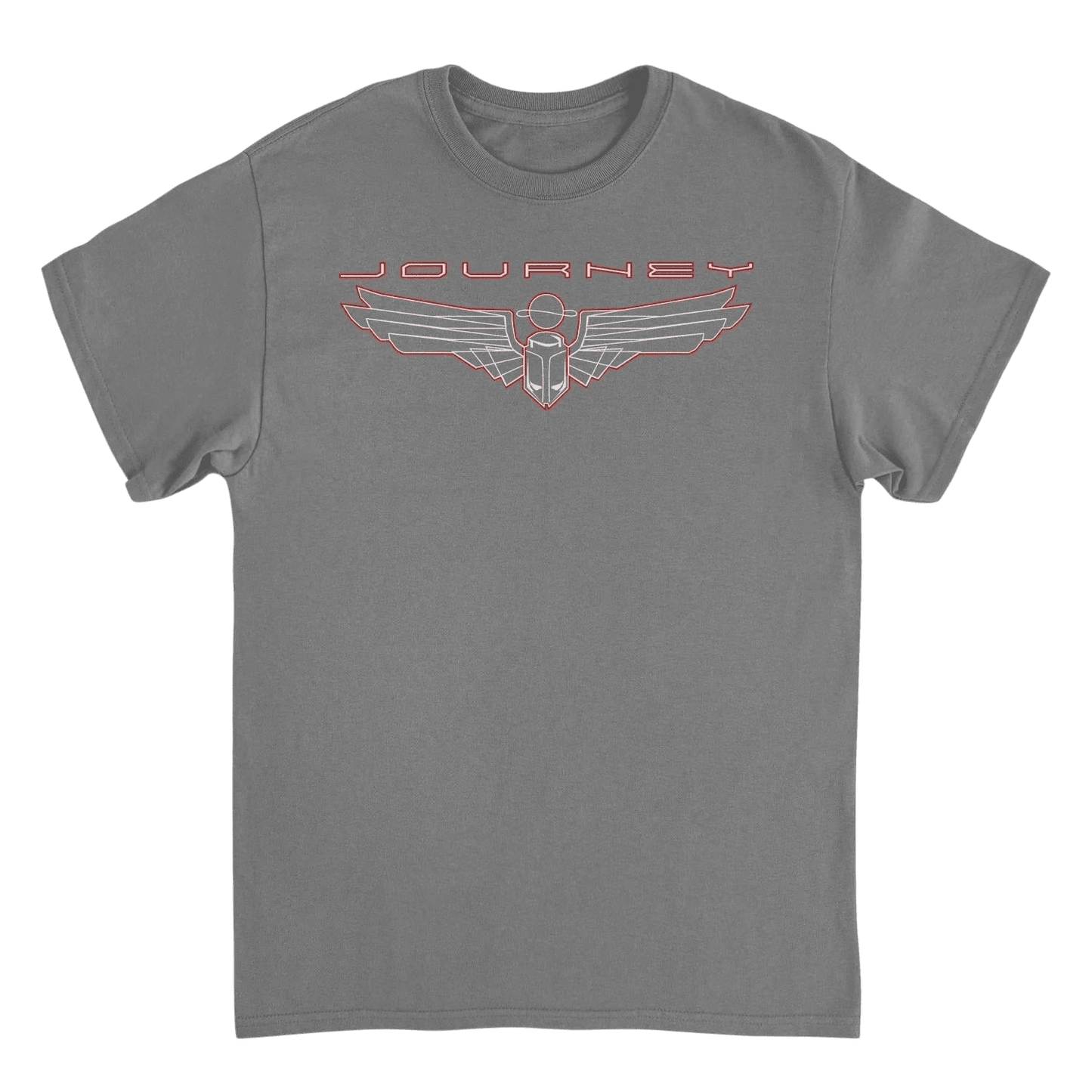 Journey Outline Scarab Charcoal T-Shirt - AMPED