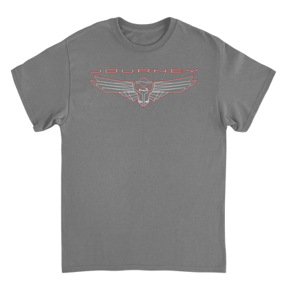 Journey Outline Scarab Charcoal T-Shirt - AMPED