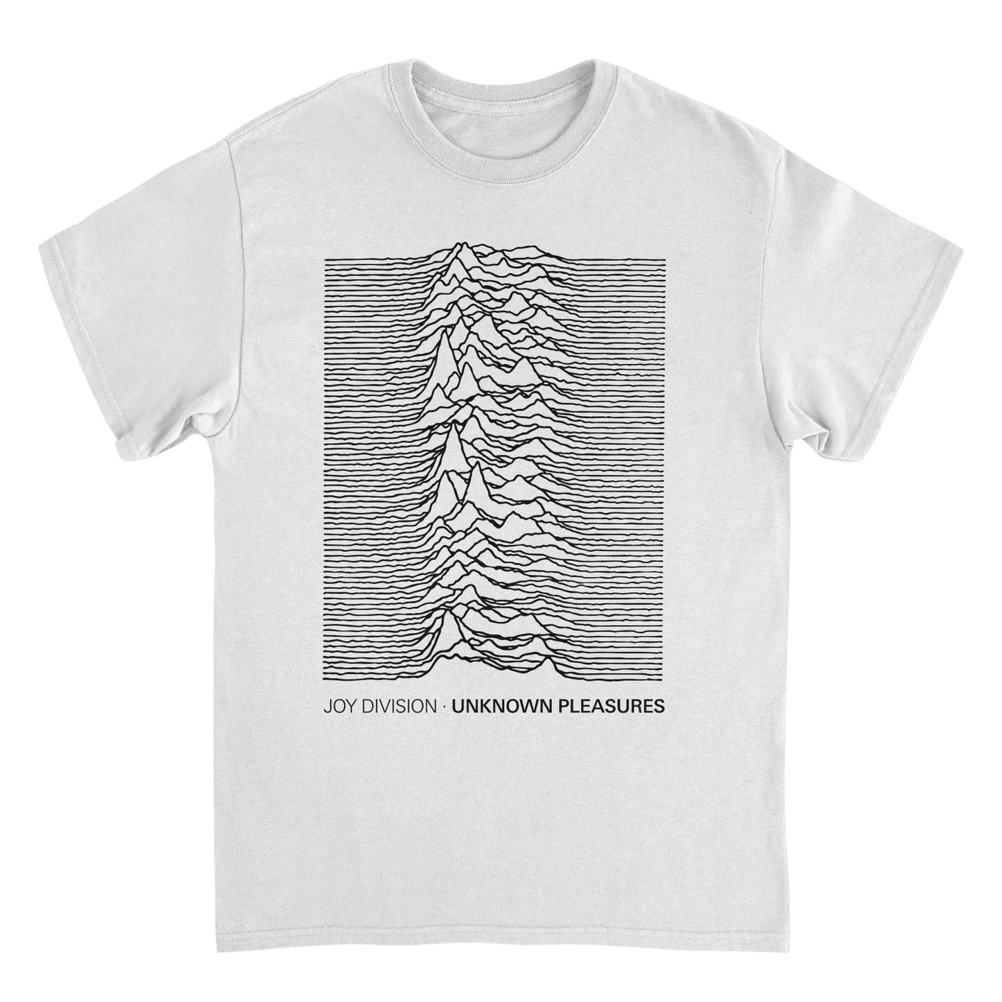 Joy Division Unknown Pleasures Text T-Shirt - AMPED