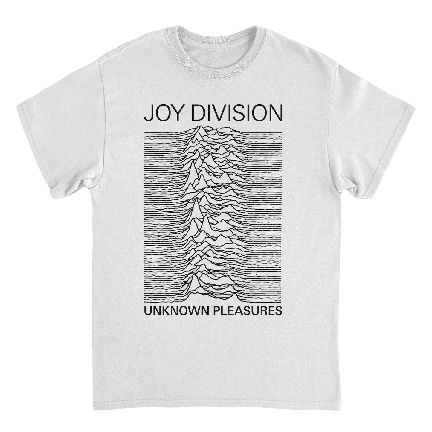 Joy Division Unknown Pleasures Titles T-Shirt - AMPED