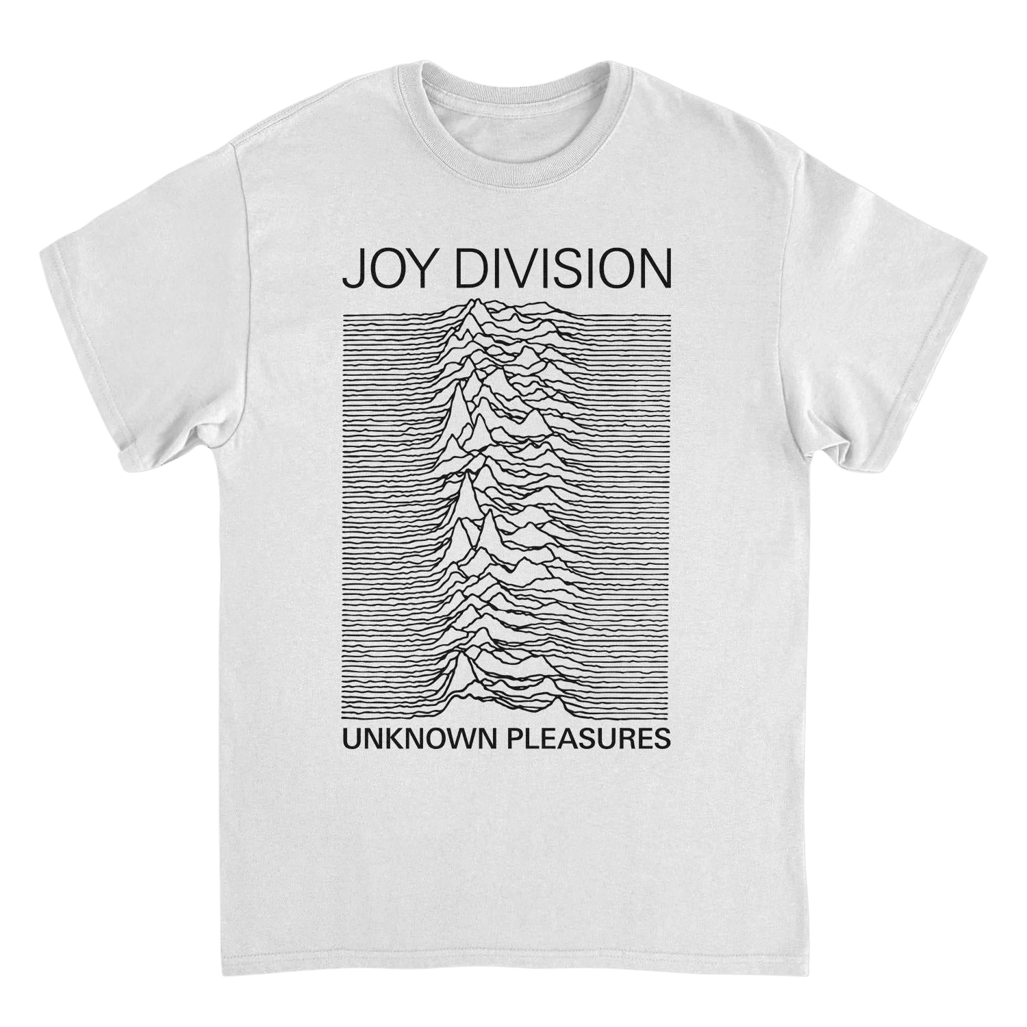 Joy Division Unknown Pleasures Titles T-Shirt - AMPED