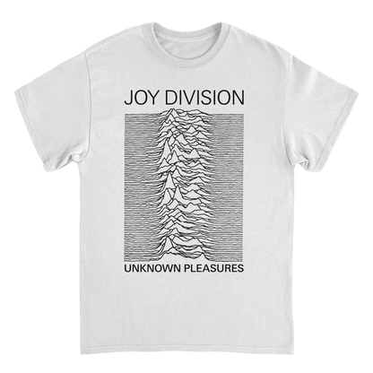 Joy Division Unknown Pleasures Titles T-Shirt - AMPED