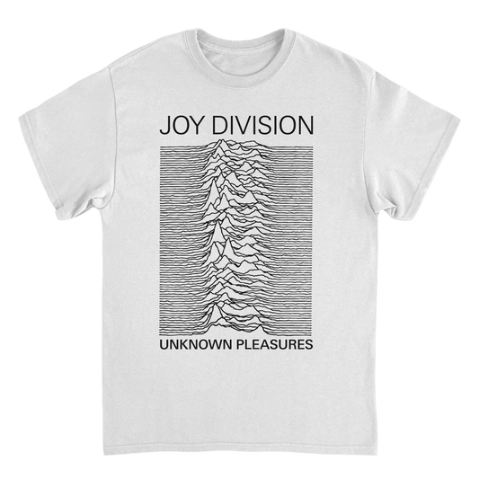 Joy Division Unknown Pleasures Titles T-Shirt - AMPED