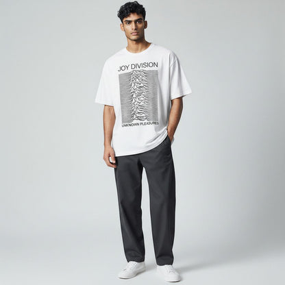 Joy Division Unknown Pleasures Titles T-Shirt - AMPED