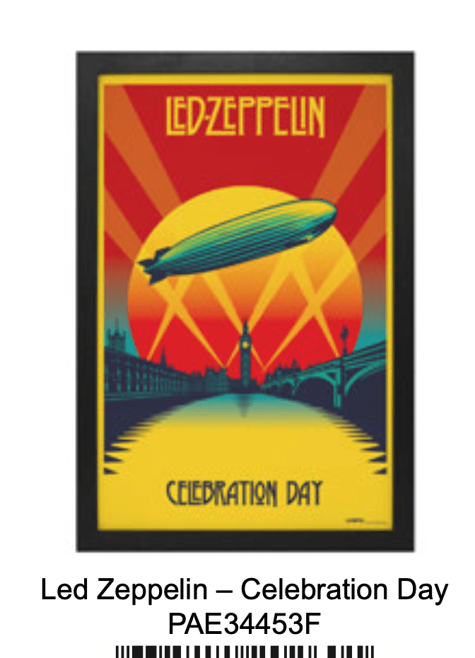 Led Zeppelin – Celebration Day Poster (11 x 17) - AMPED