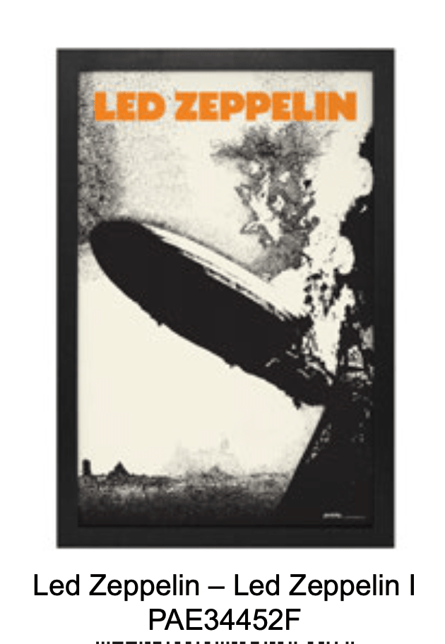 Led Zeppelin – Led Zeppelin I Poster (11 x 17) - AMPED