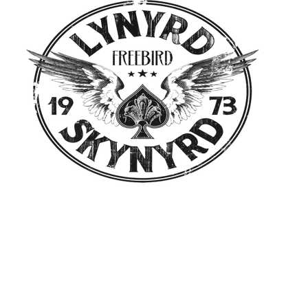 Lynyrd Skynyrd Firebird 1973 Ace Circle Back White T-Shirt - AMPED