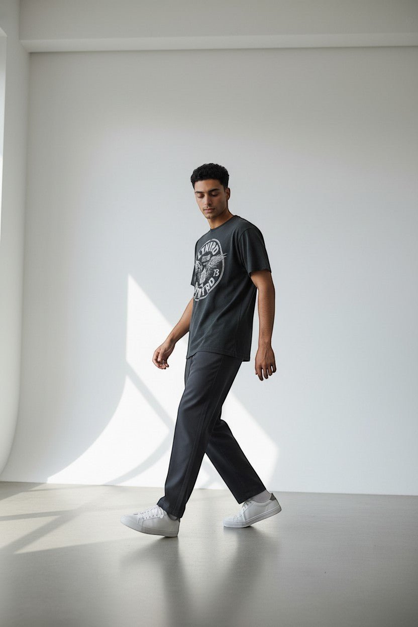 Lynyrd Skynyrd Firebird 1973 Ace Circle White Black T-Shirt - AMPED