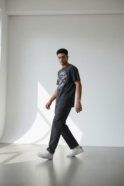 Lynyrd Skynyrd Firebird 1973 Ace Circle White Black T-Shirt - AMPED