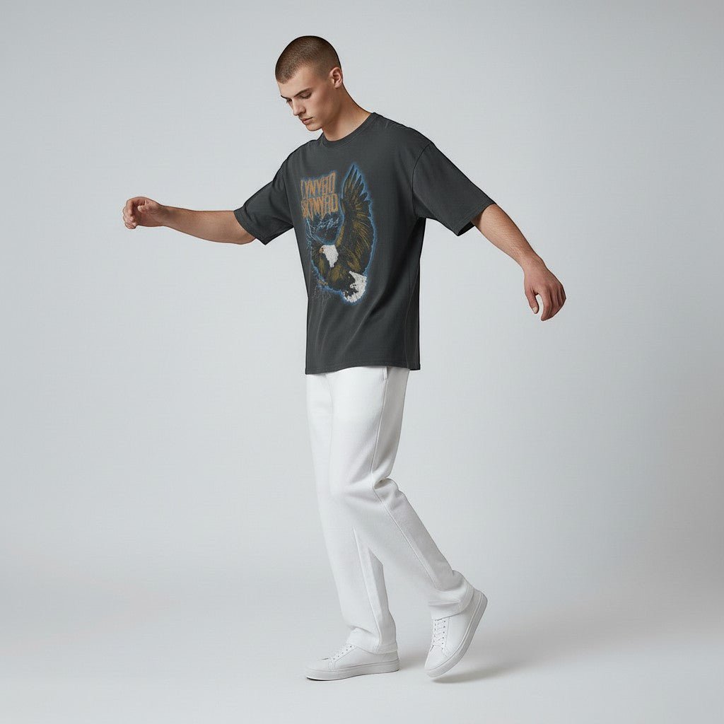 Lynyrd Skynyrd Free Bird Lightning Black T-Shirt - AMPED