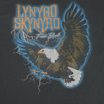 Lynyrd Skynyrd Free Bird Lightning Black T-Shirt - AMPED
