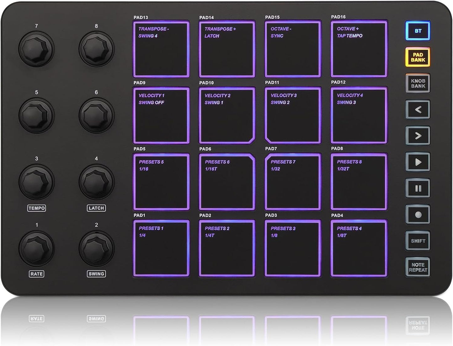 M - Wave Wireless MIDI Pad Controller - AMPED