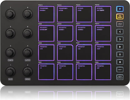 M - Wave Wireless MIDI Pad Controller - AMPED