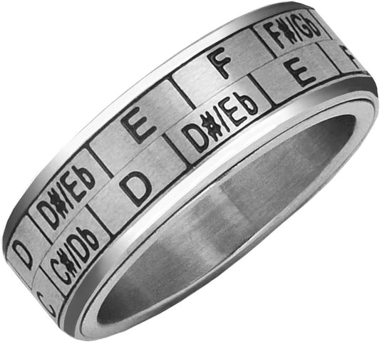 Musician’s Transposition Spinner Ring - AMPED