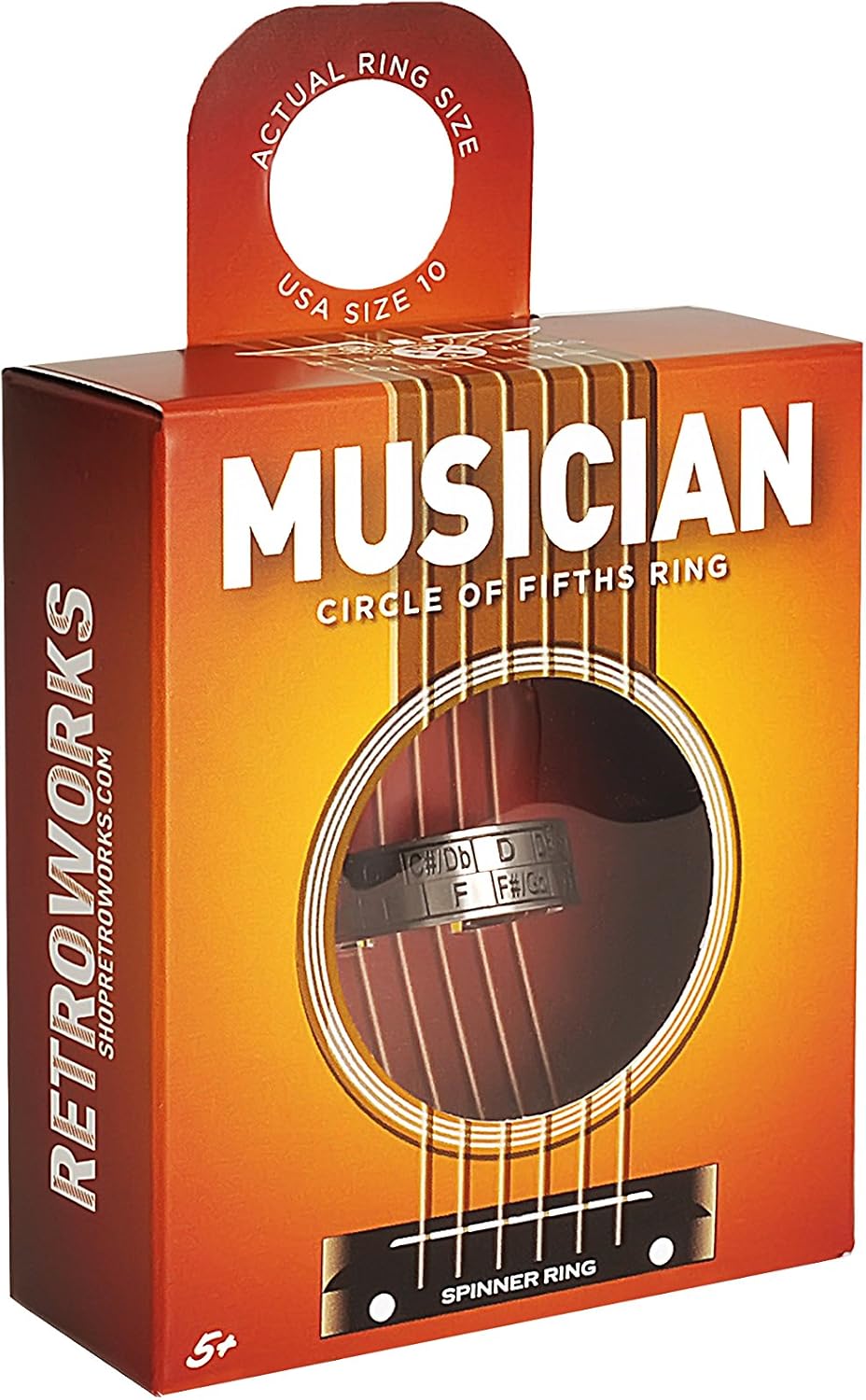 Musician’s Transposition Spinner Ring - AMPED