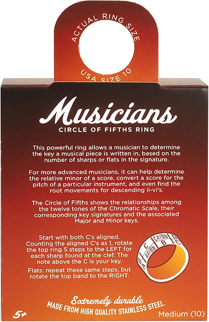 Musician’s Transposition Spinner Ring - AMPED