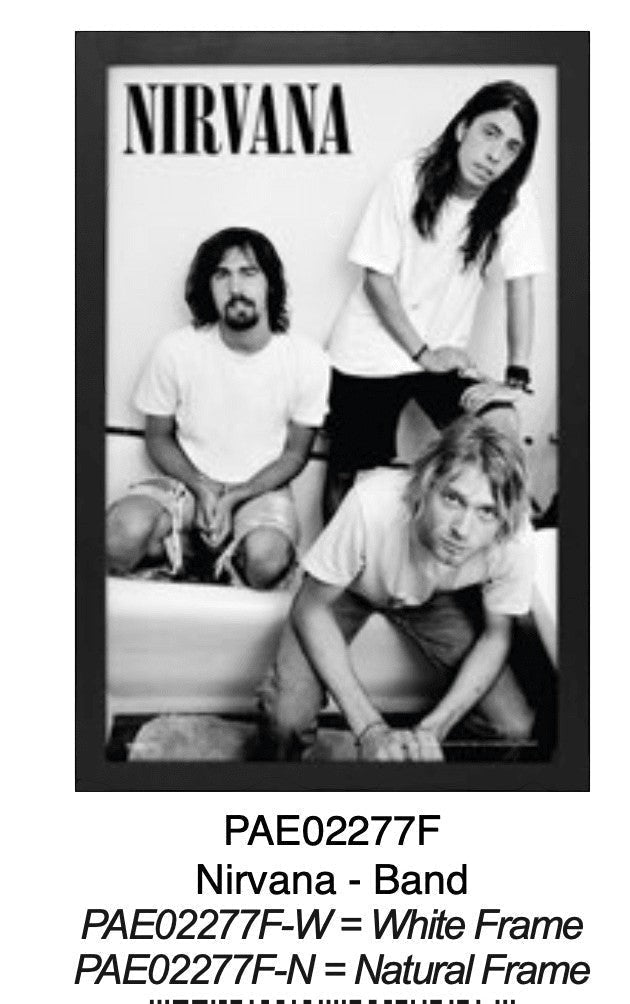Nirvana – Band Portrait Poster (11 x 17) - AMPED