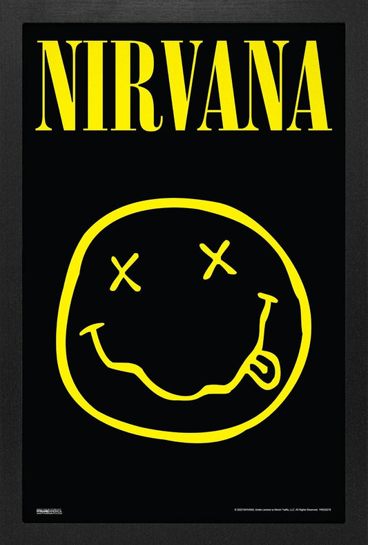 Nirvana – Smiley Logo Poster (11 x 17) - AMPED
