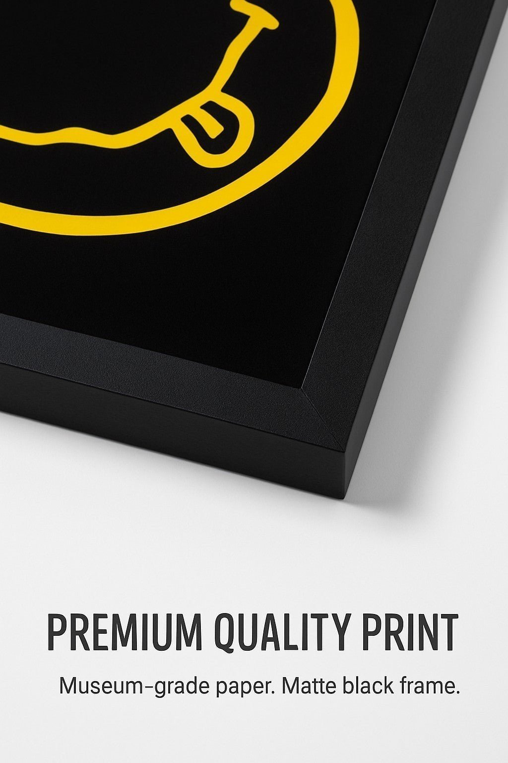 Nirvana – Smiley Logo Poster (11 x 17) - AMPED