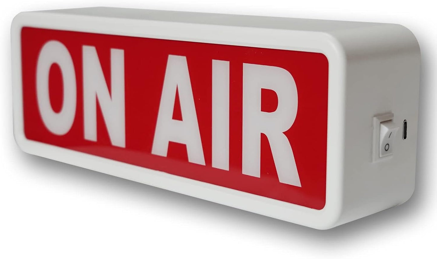 ON AIR Studio Light Sign – Creator Recording Lamp - AMPED