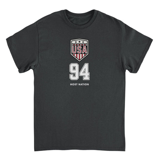 Toffs Retro Soccer Futbol USA Logo Black T-Shirt