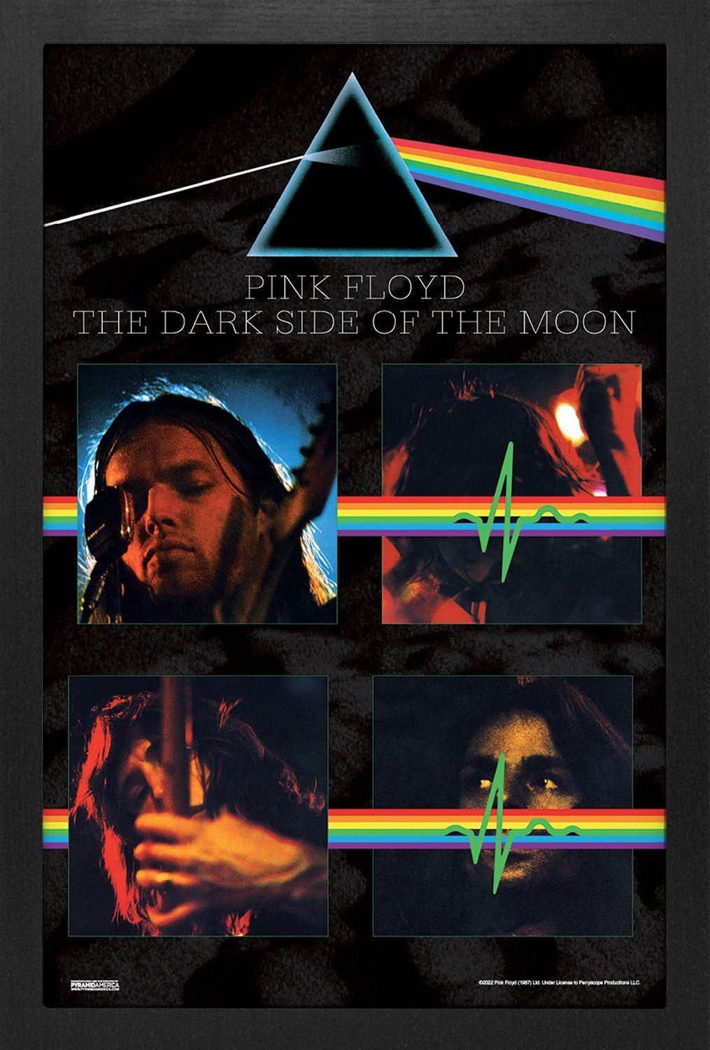 Pink Floyd - Dark Side Of The Moon (11x17 Framed Print) - AMPED