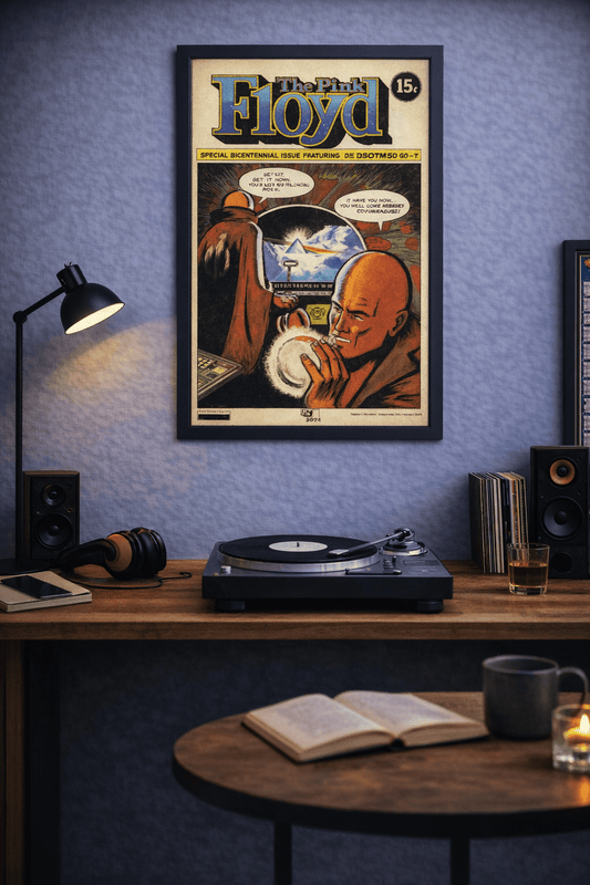 Pink Floyd – DSOTM 50 Comic Poster 11x17 - AMPED
