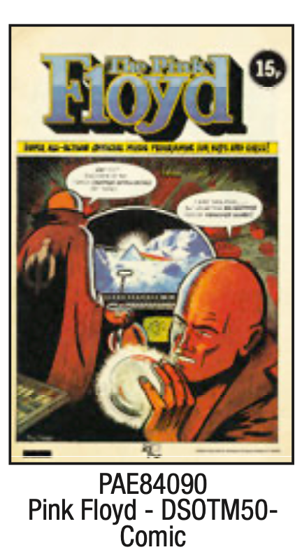 Pink Floyd – DSOTM 50 Comic Poster 11x17 - AMPED