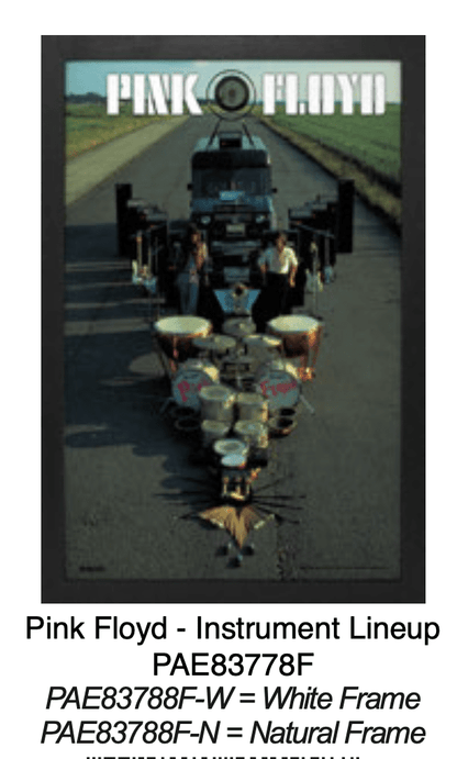 Pink Floyd – Instrument Lineup 11x17 - AMPED