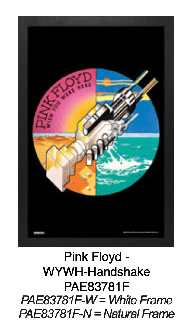 Pink Floyd – Wish You Were Here (Handshake) 11x17 - AMPED