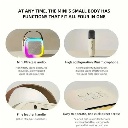 Portable Karaoke Bluetooth 5.3 Speaker - AMPED