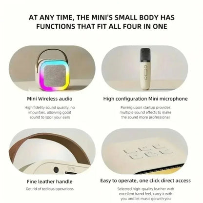 Portable Karaoke Bluetooth 5.3 Speaker - AMPED