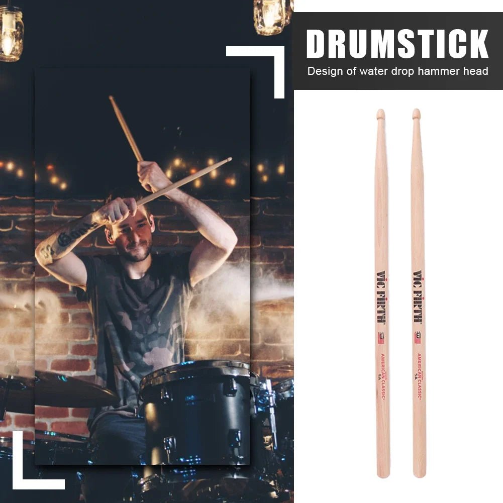 Professional 5A7A5B MapleWood Drum Sticks - AMPED