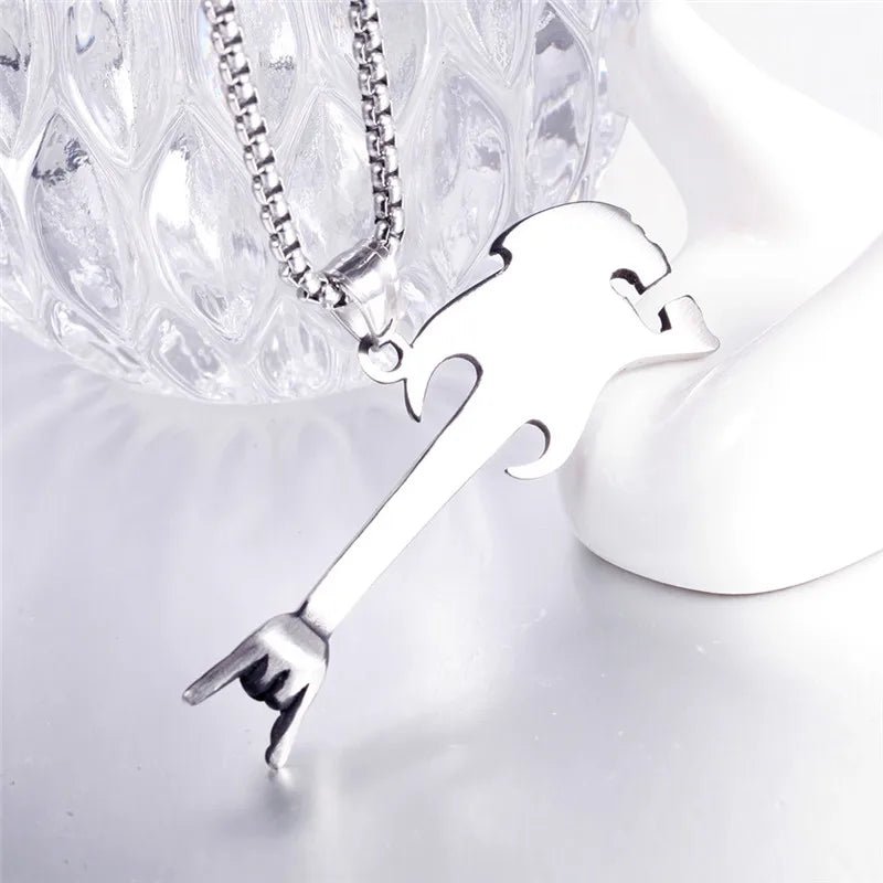 Retro Guitar Necklace - AMPED