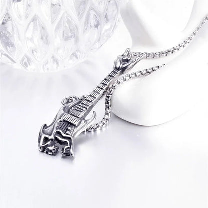 Retro Guitar Necklace - AMPED