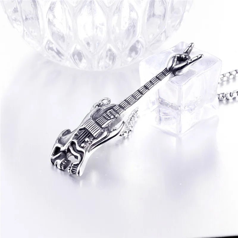 Retro Guitar Necklace - AMPED