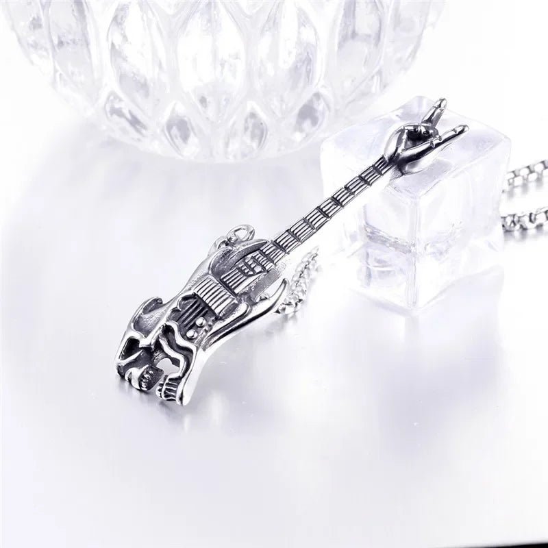Retro Guitar Necklace - AMPED