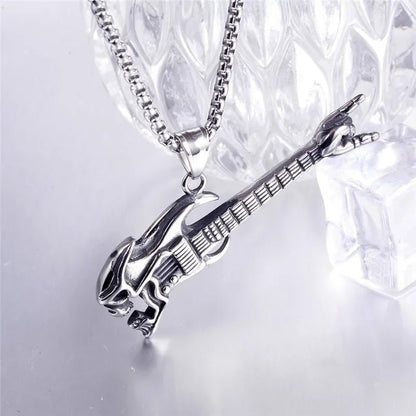 Retro Guitar Necklace - AMPED