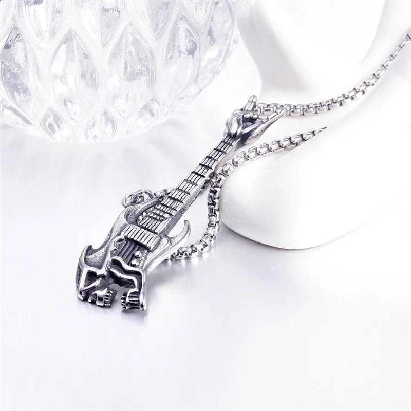 Retro Guitar Necklace - AMPED