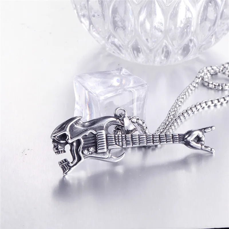 Retro Guitar Necklace - AMPED