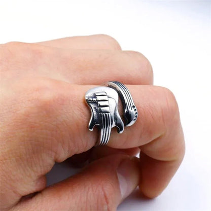 Retro Guitar Open Ring - AMPED