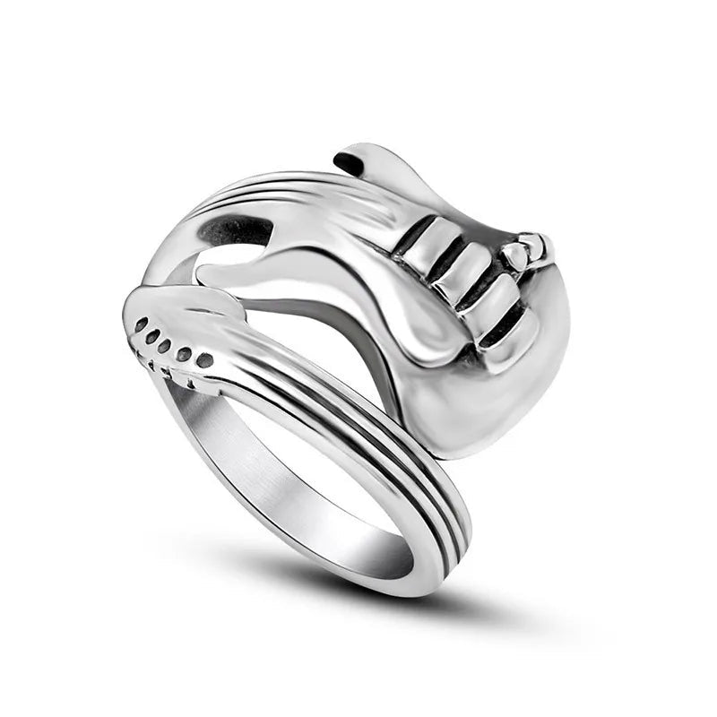 Retro Guitar Open Ring - AMPED